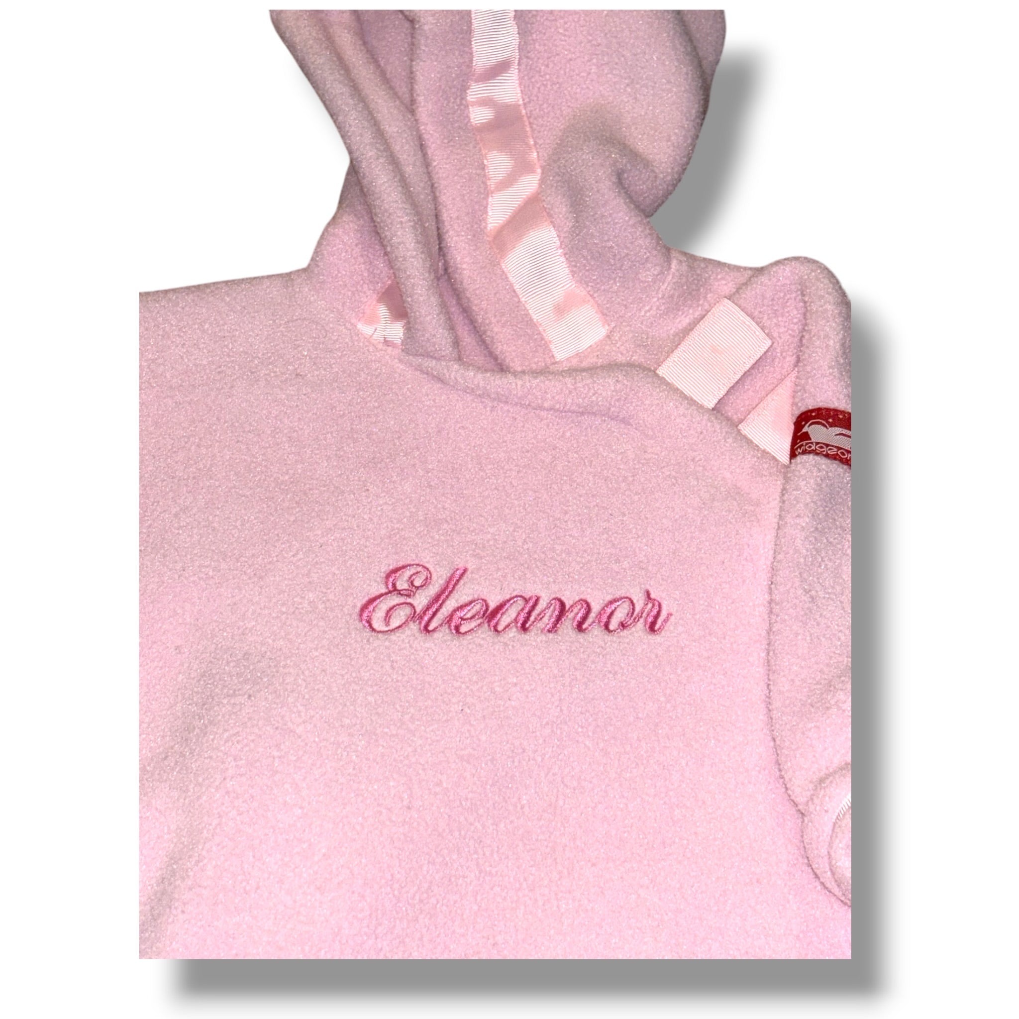 Size 9 month Girls Widgeon Pink Fleece jacket w/ 