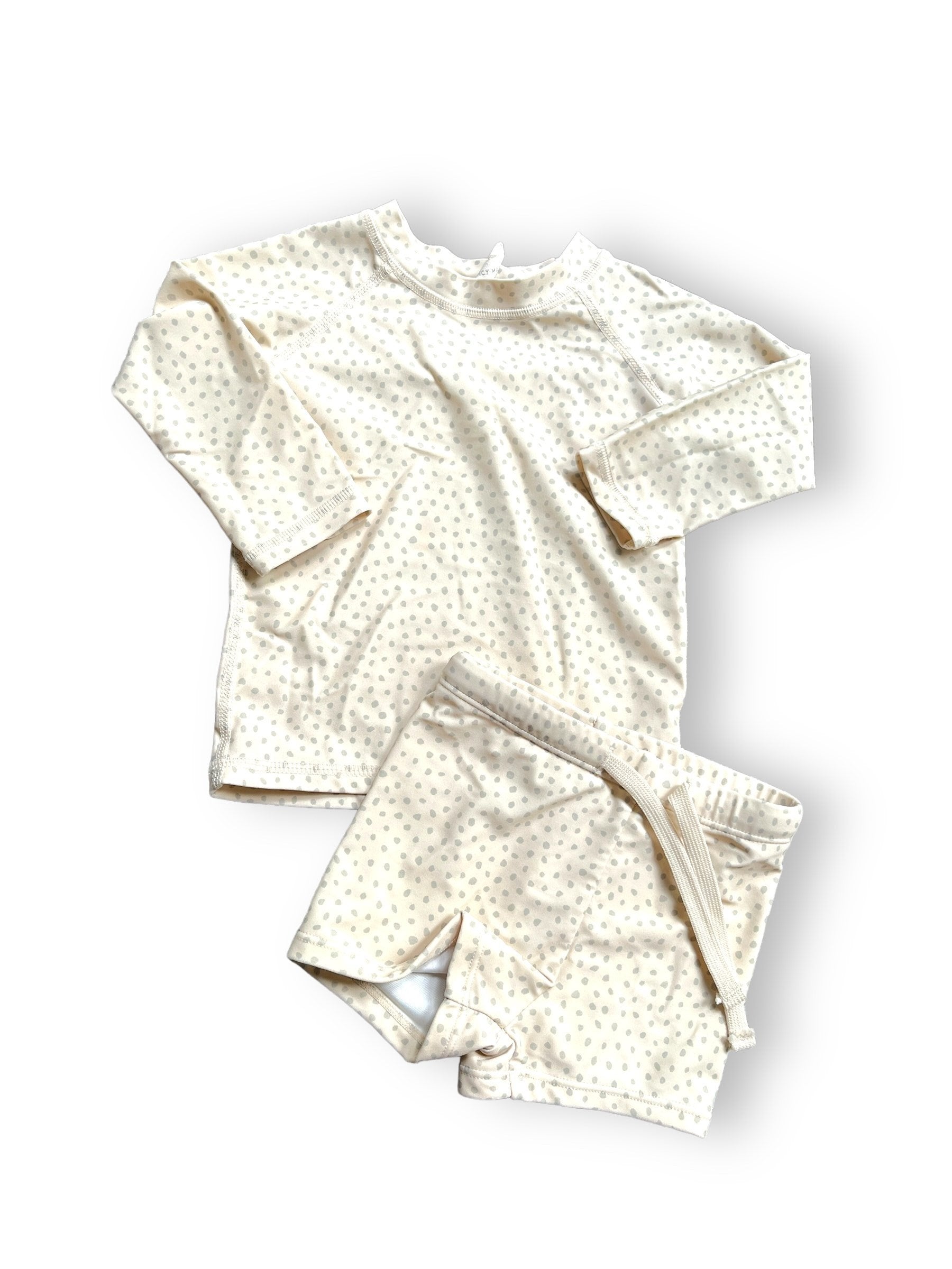 Size 6-12 month Rylee and Cru tan knit shorts with front pocket Default Title / 6-12 month / Boy