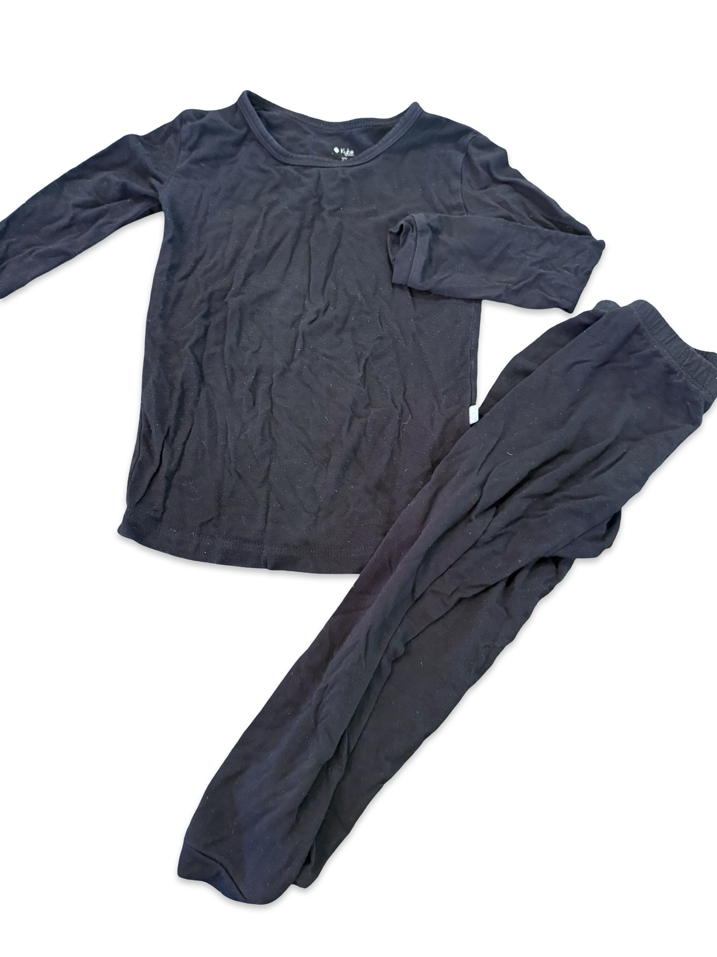 Size 2 Kyte black long sleeve pajama set Default Title / 2 / Boy