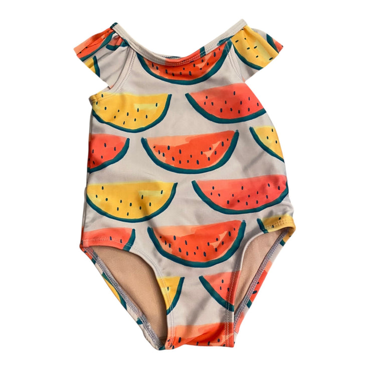 Size 9-12 month Tea Collection watermelon one piece swim Default Title / 9-12 month / Girl