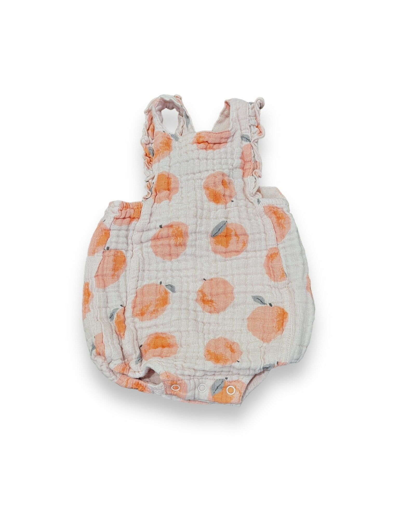 Size 0-3 Angel Dear gauze orange bubble Default Title / 0-3 month / Girl
