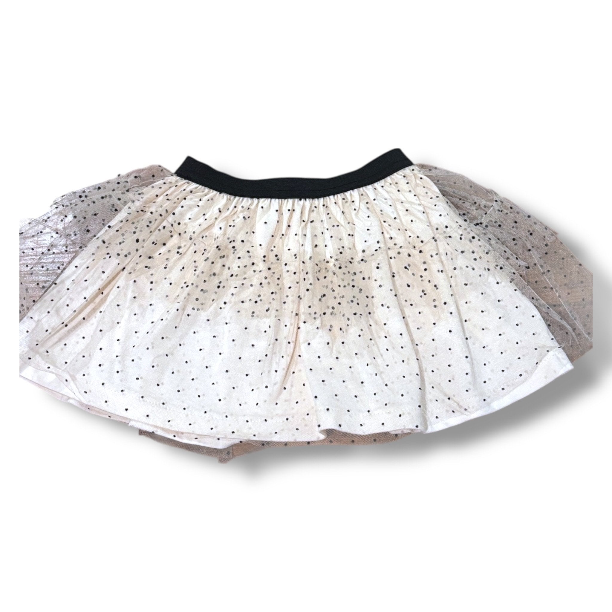 Size 18-24 month Zara cream skirt w/ black polka tulle NWT Default Title / 18-24 month / Girl