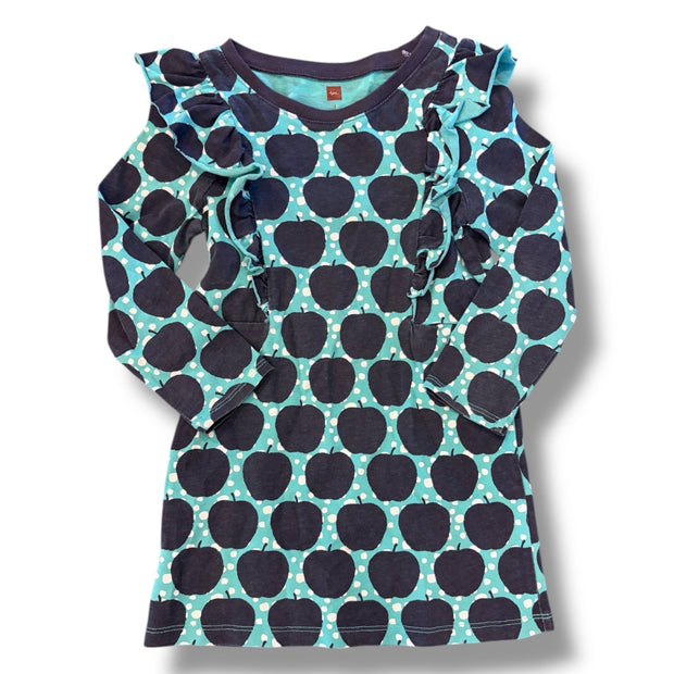 Size 4 Tea collection teal, navy long sleeve dress Default Title / 4 / Boy