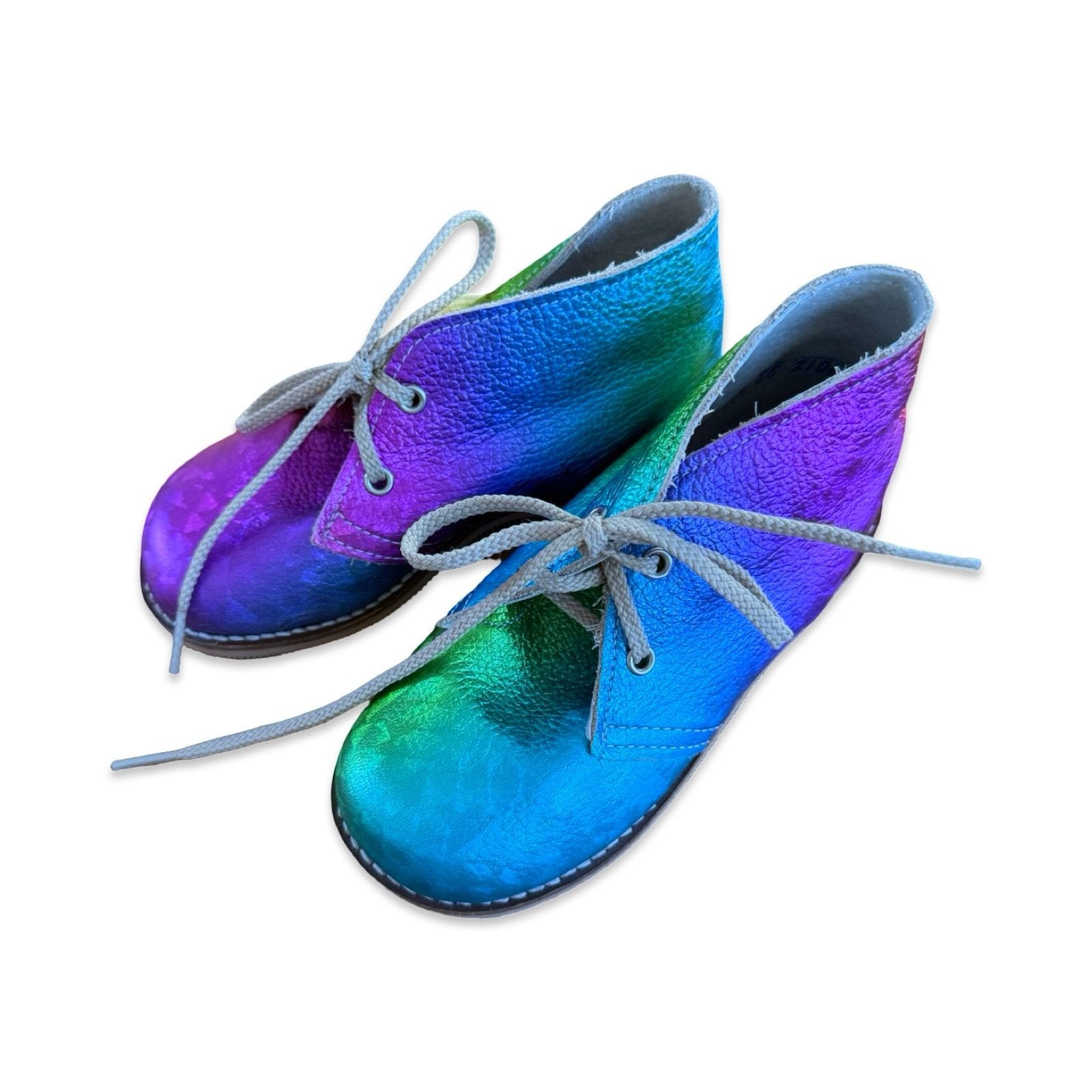 Size 8 Mon Petit multi color irridescent lace booties/ NEW Default Title / 8 / -