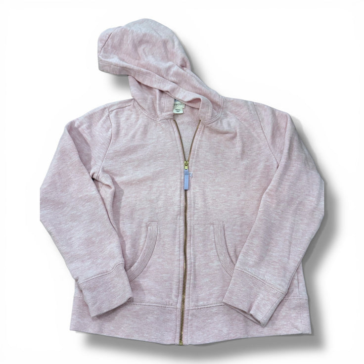Size 8-9 (medium) Crewcuts light pink heathered zip up hoodie Default Title / 9-Aug / Girl