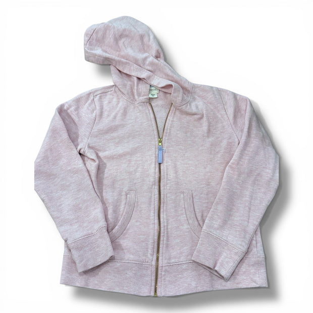 Size 8-9 (medium) Crewcuts light pink heathered zip up hoodie Default Title / 9-Aug / Girl