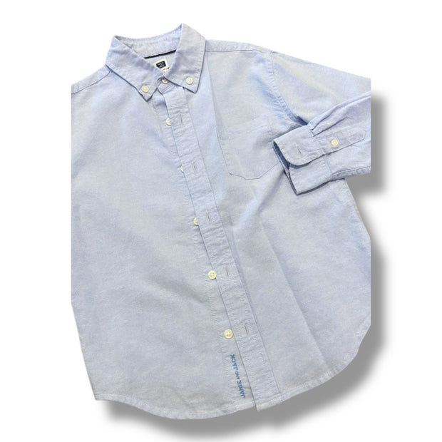 Size 5 Janie and jack light blue oxford button up Default Title / 5 / Boy