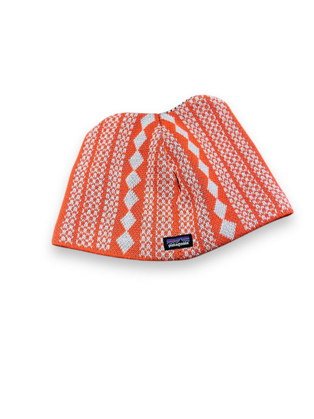 Size 12 month Patagonia Orange Reversible Winter Hat Default Title / 12 / -