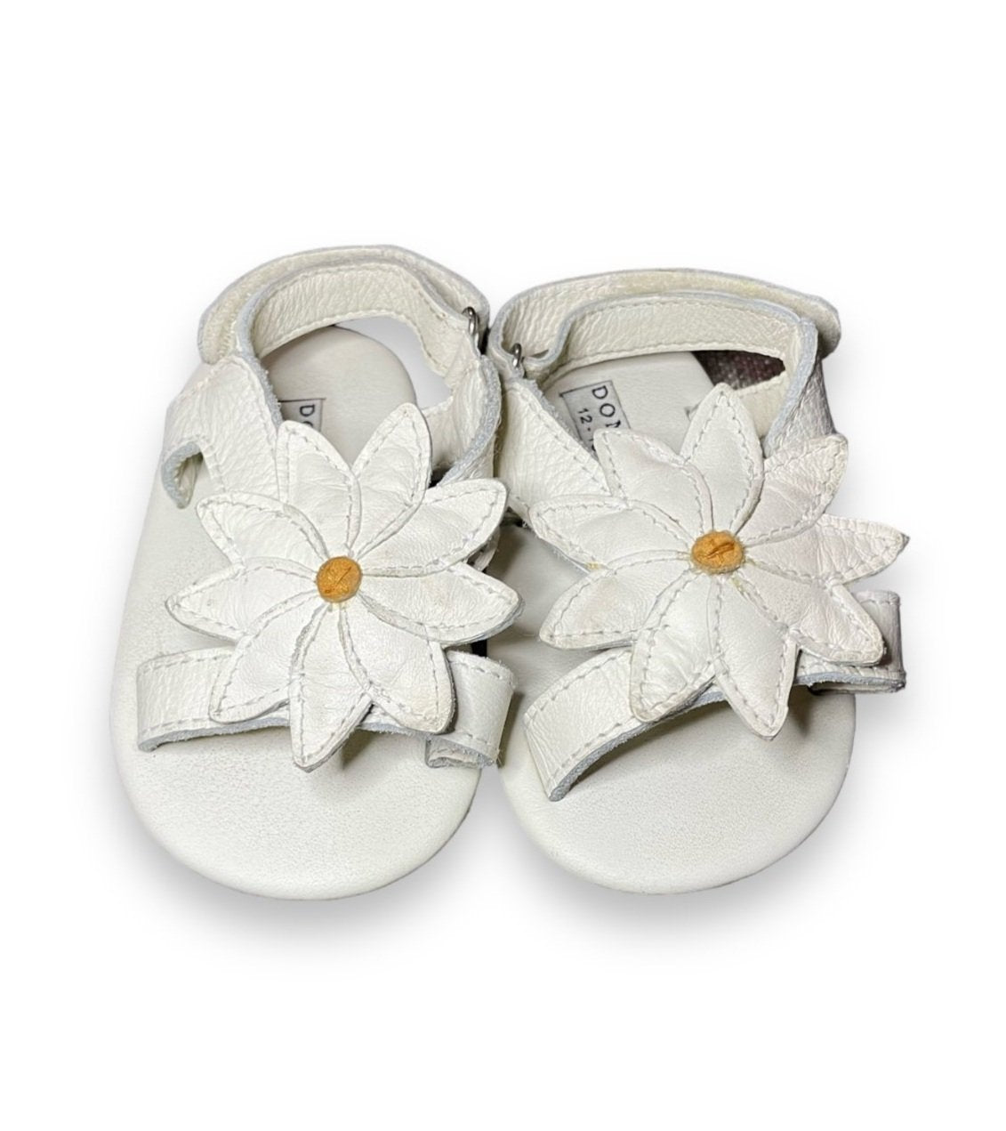 Size 12-18 months Donsje white flower sandal Default Title / 12-18 month / -