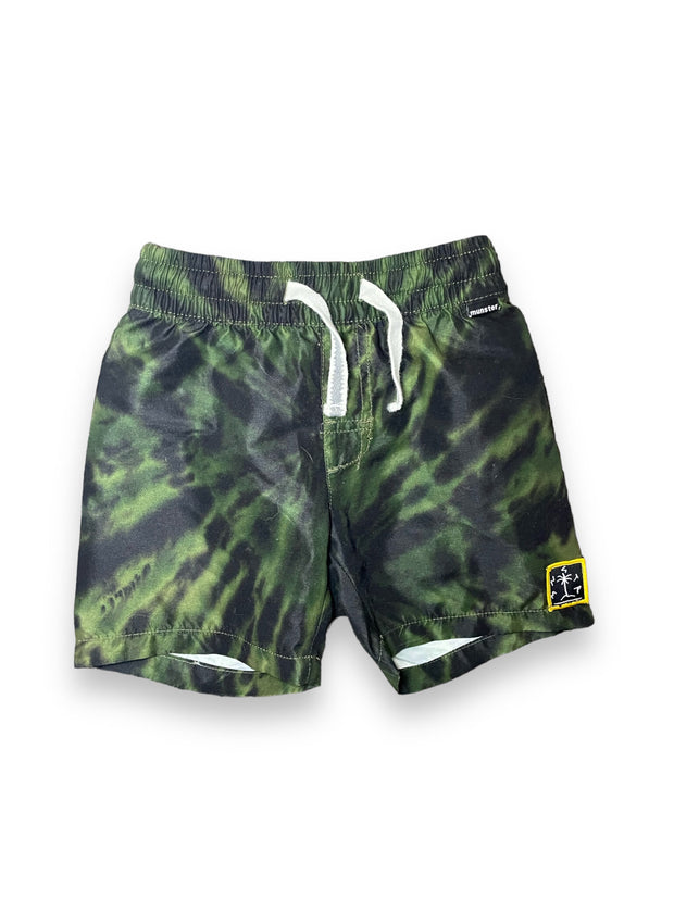 Size 4 Munster olive/black tie dye pull on performance shorts Default Title / 4 / Boy