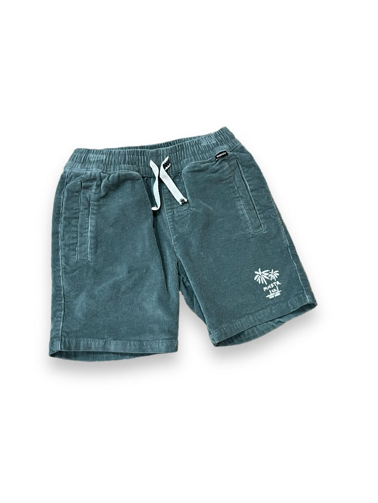 Size 5 munstr green corduroy shorts Default Title / 5 / Boy