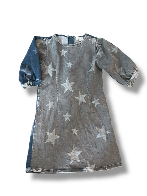 Size 12 Stella McCartney denim dress with stars Default Title / 12 / Girl
