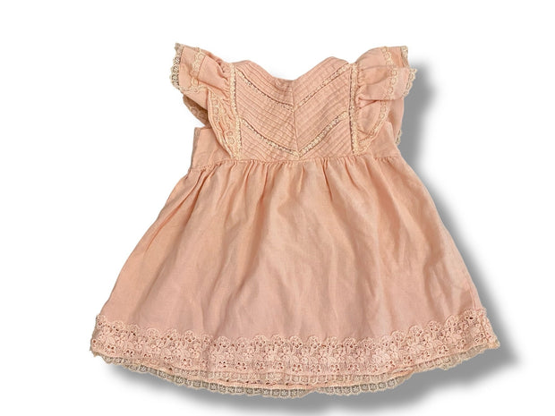 Size 12-18 month Zara light pink dress with ruffles and lace Default Title / 12-18 month / Boy