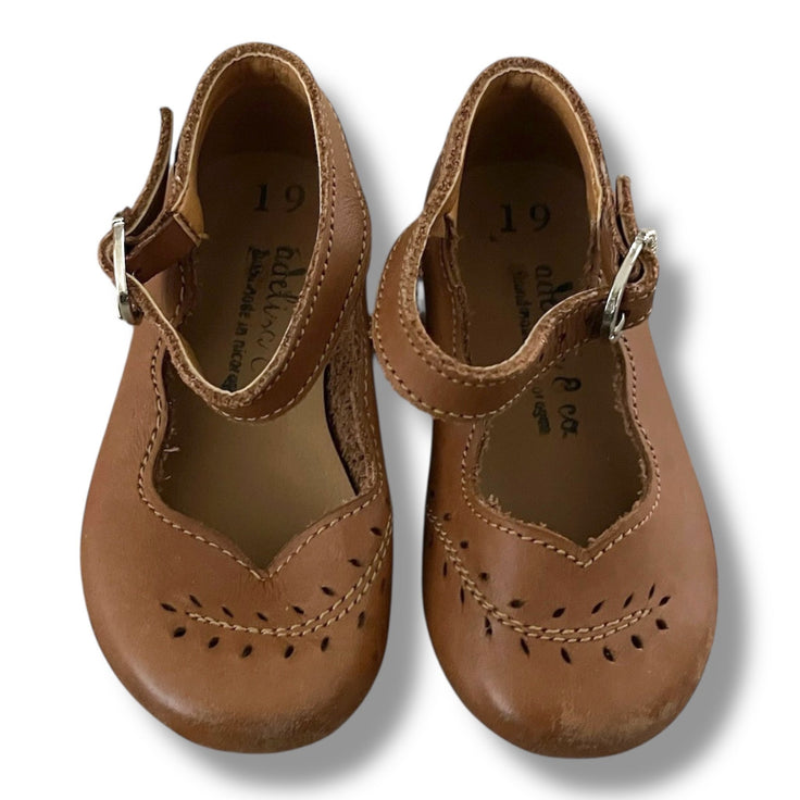Size 4 Adelisa & Co brown Mary Jane’s Default Title / 4 / -