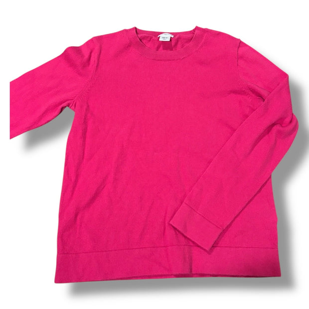 Size 8-9 (medium) Crewcuts magenta pink crewneck knit sweater Default Title / 9-Aug / Girl