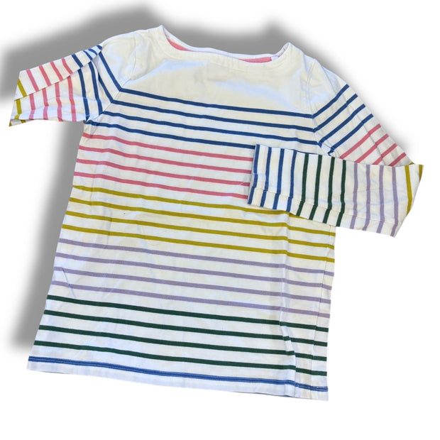 Size 9-10 Boden multicolor stripe knit long sleeve tee Default Title / 10-Sep / Girl