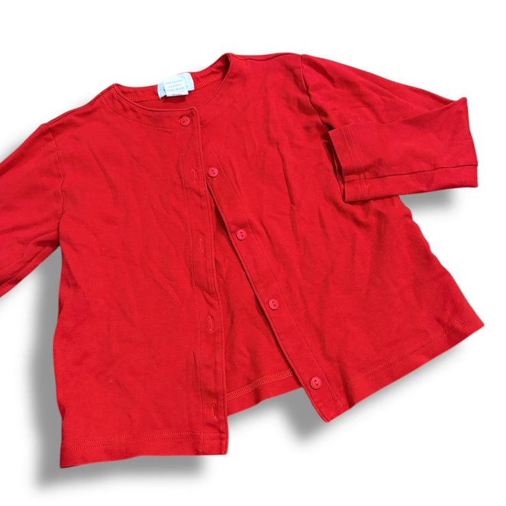 Size 8 Florence eiseman red knit cardigan Default Title / 8 / Boy