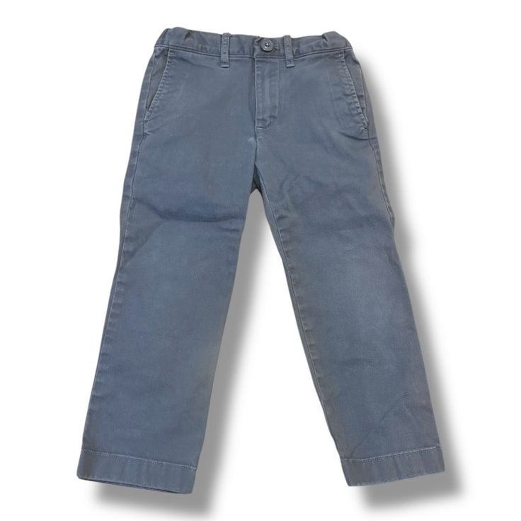 Size 4 slim CrewCuts dusty blue chinos (adjustable waist) Default Title / 4 / Boy