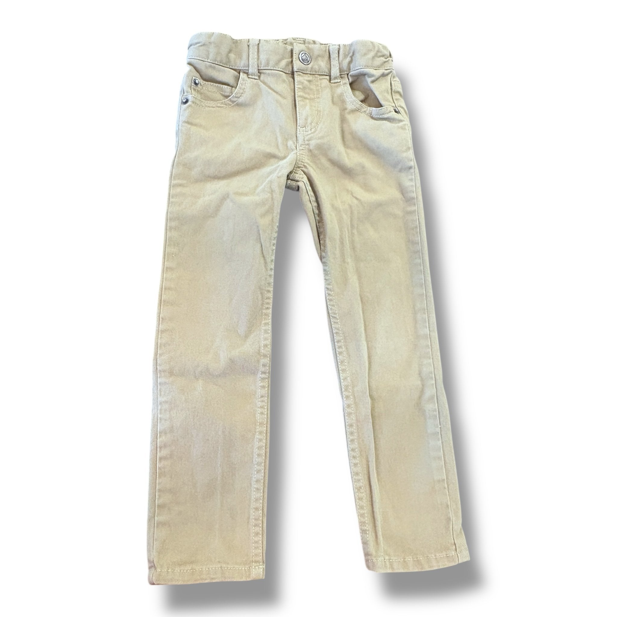 Size 4 Petit bateau khaki chino jeans Default Title / 4 / Boy