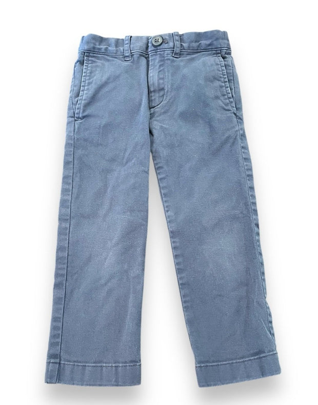 Size 3 Crewcuts blue chino pants, wash fade Default Title / 3 / Boy
