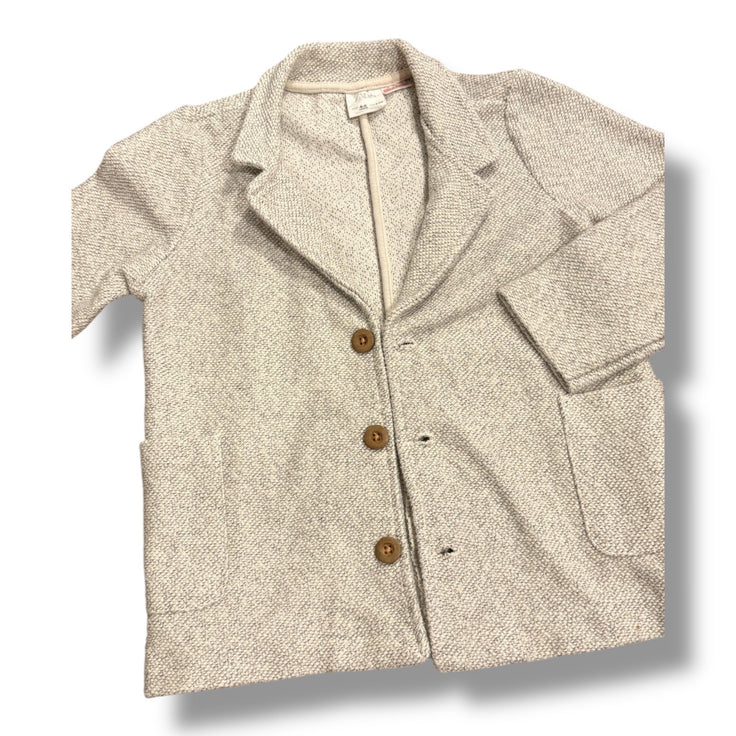 Size 4-5 Zara knit grey heathered blazer Default Title / 5-Apr / Boy