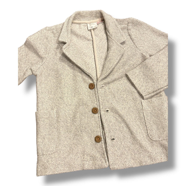 Size 4-5 Zara knit grey heathered blazer Default Title / 5-Apr / Boy