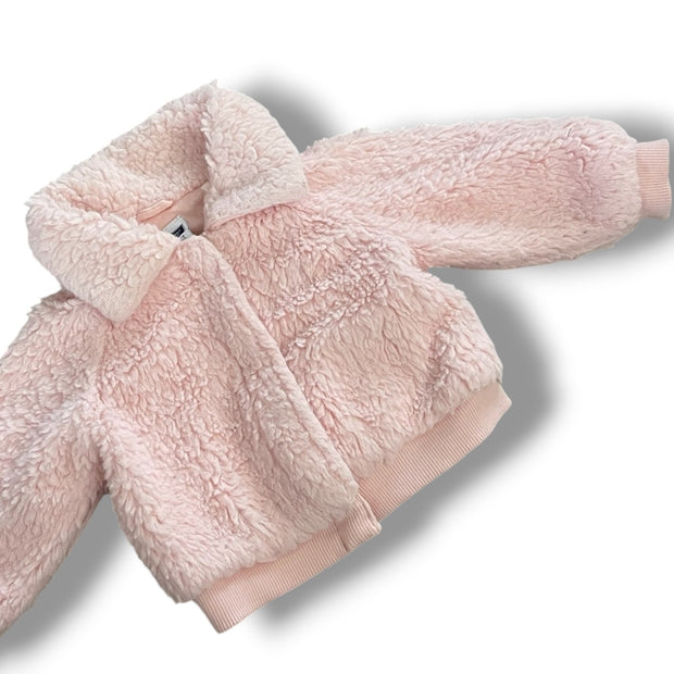 Size 6-12 months Janie and Jack pink snap jacket Default Title / 6-12 month / Girl