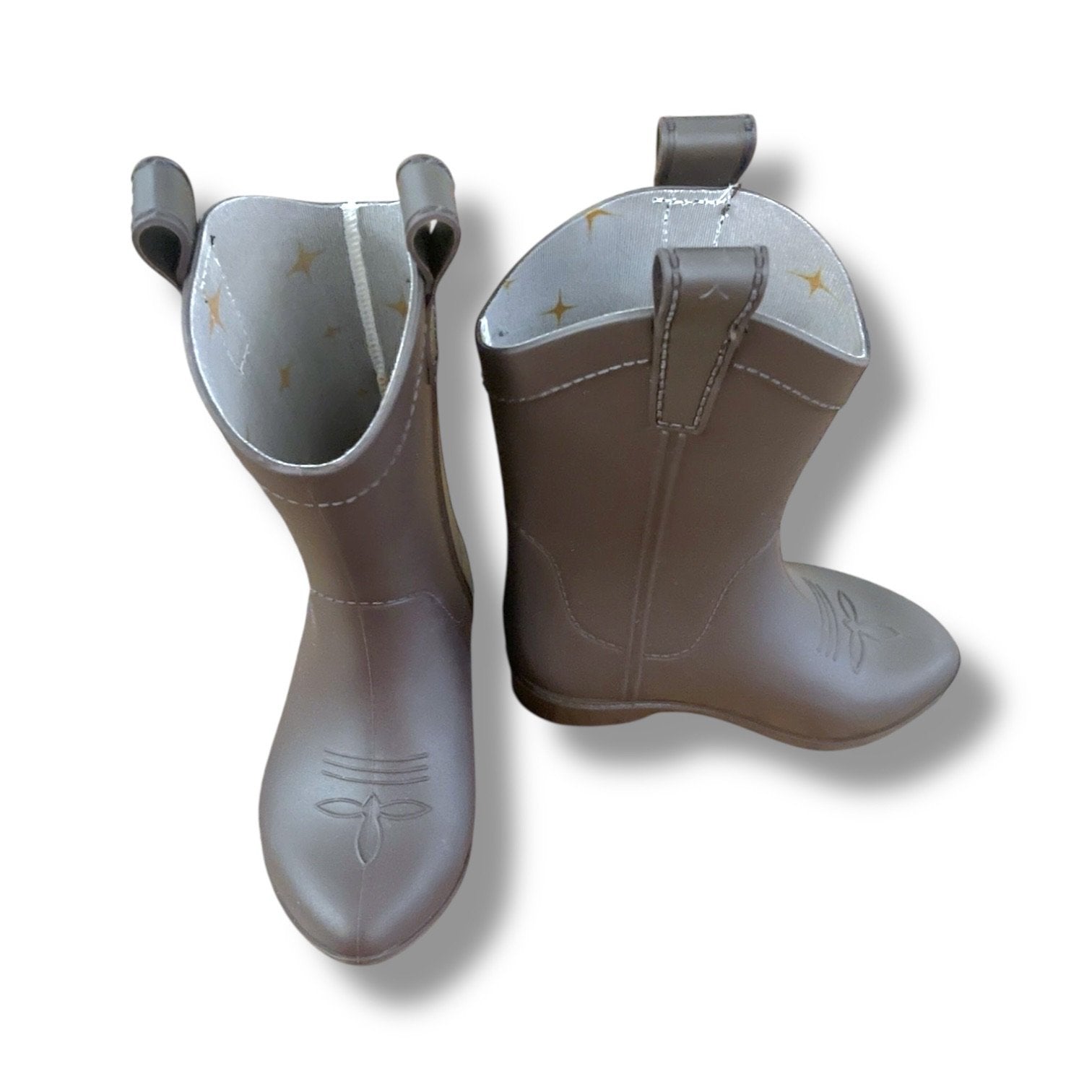 Size 6/7 Dakota Ridge dark brown rubber cowboy boots Default Title / 7-Jun / -