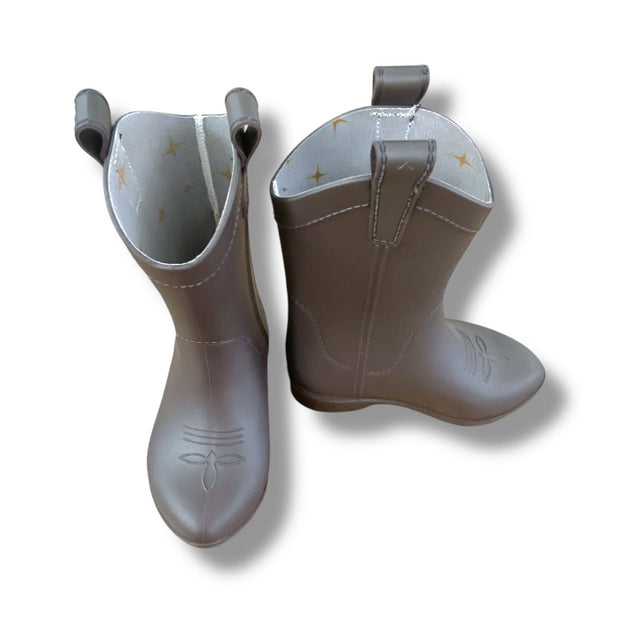 Size 6/7 Dakota Ridge dark brown rubber cowboy boots Default Title / 7-Jun / -