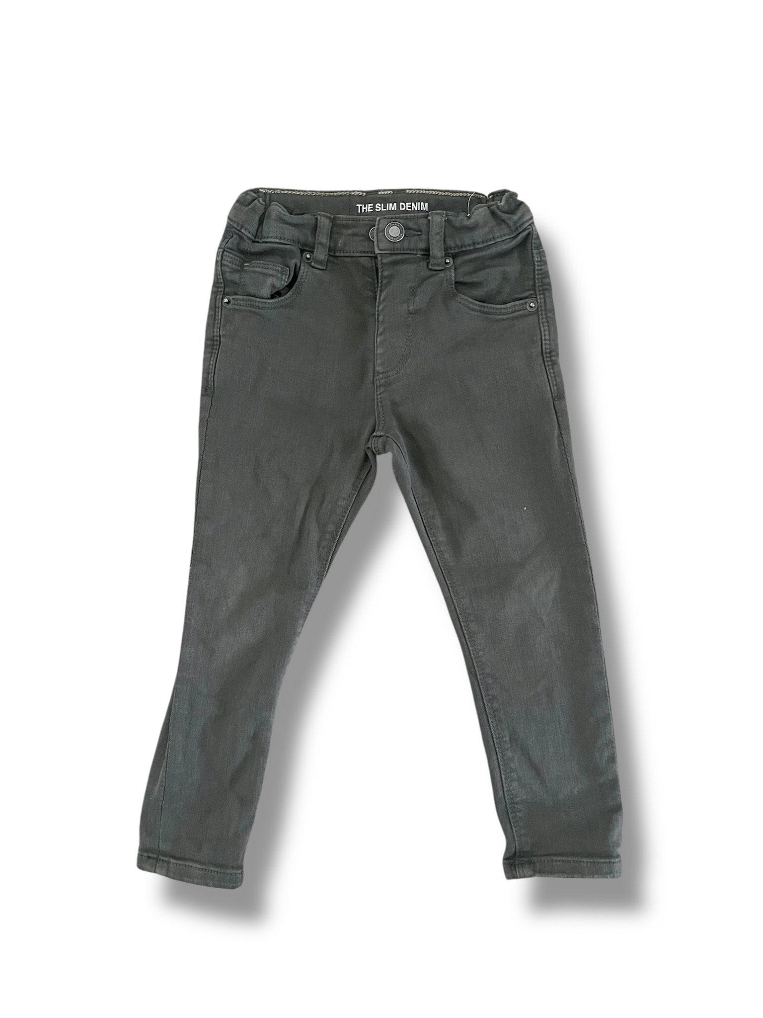 Size 2-3 Zara slim denim, dark green pants Default Title / 3-Feb / Boy