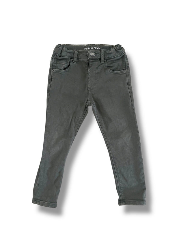 Size 2-3 Zara slim denim, dark green pants Default Title / 3-Feb / Boy