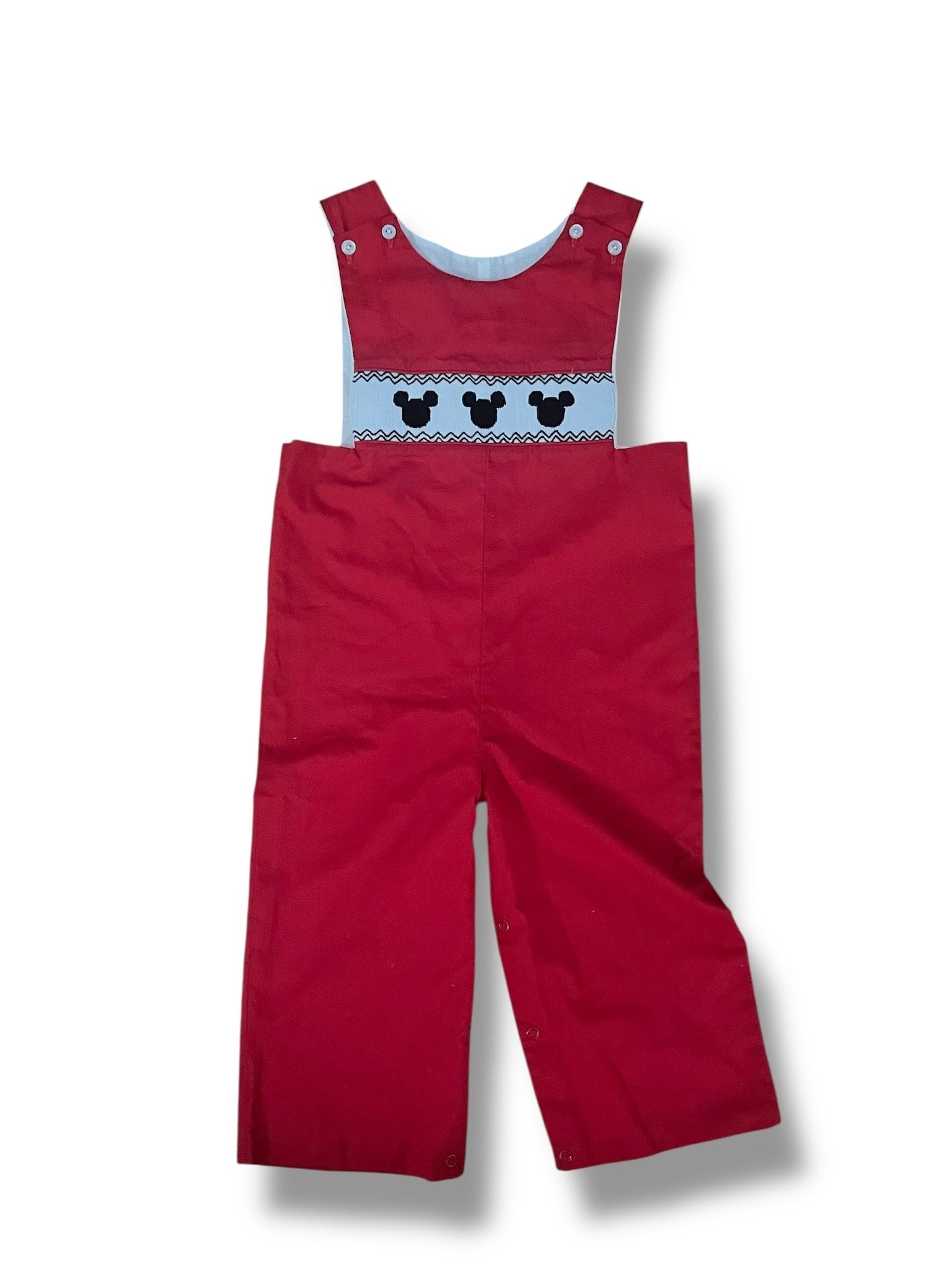 Size 3 Stellybelly Mickey longalls red Default Title / 3 / Boy