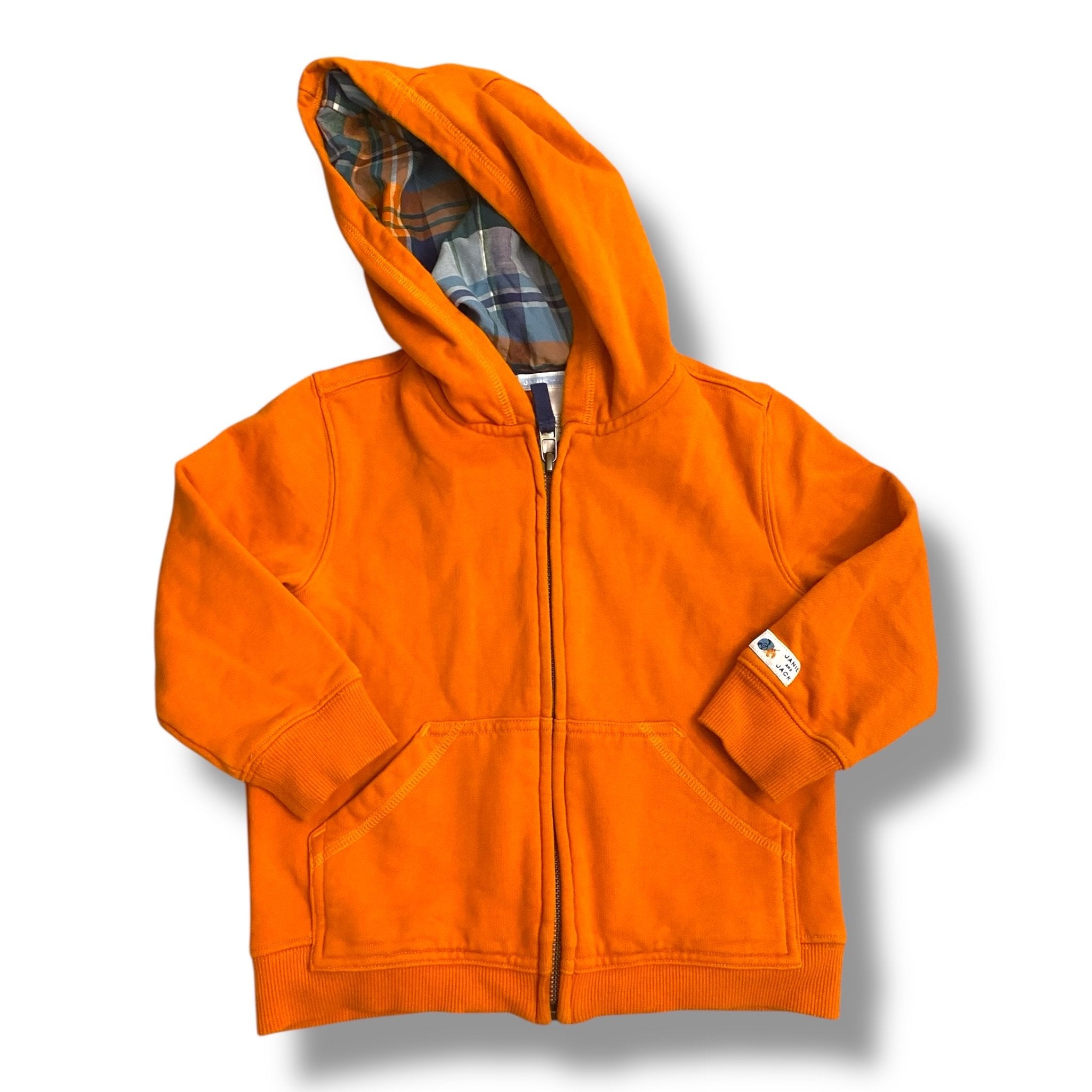 Size 18-24 month Janie and Jack orange zip up hoodie Default Title / 18-24 month / Boy