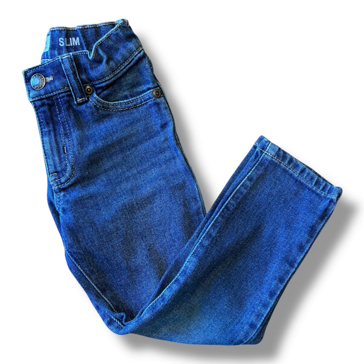 Size 4 Janie and Jack slim dark wash jeans Default Title / 4 / Boy