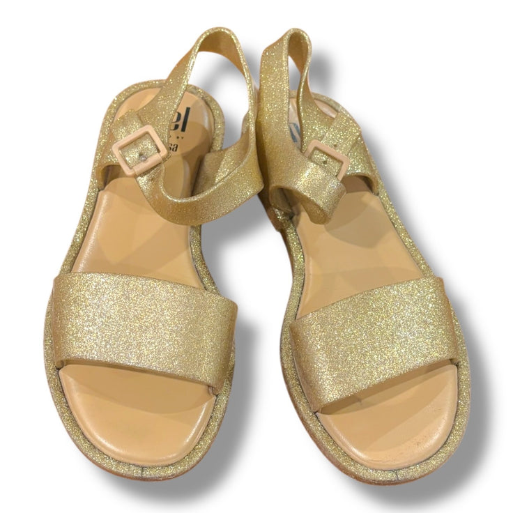 Size Girls 3 Melissa gold jelly sandals Default Title / 3 / Girl