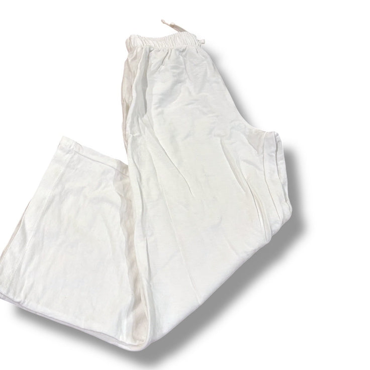 Size 8 Zara white linen drawstring pants Default Title / 8 / Girl