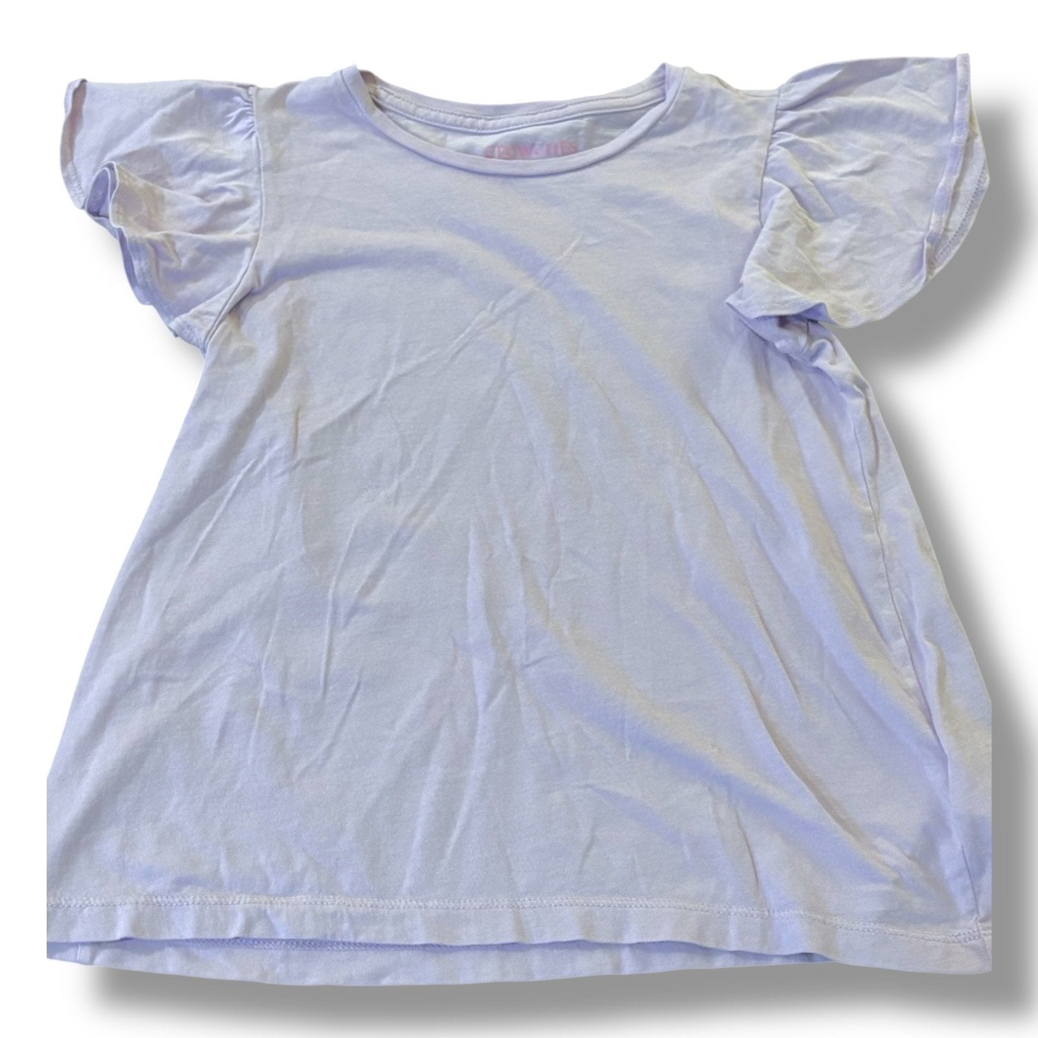 Size 10-11 (L) Crewcuts lavender flutter sleeve tee NWT Default Title / 11-Oct / Girl