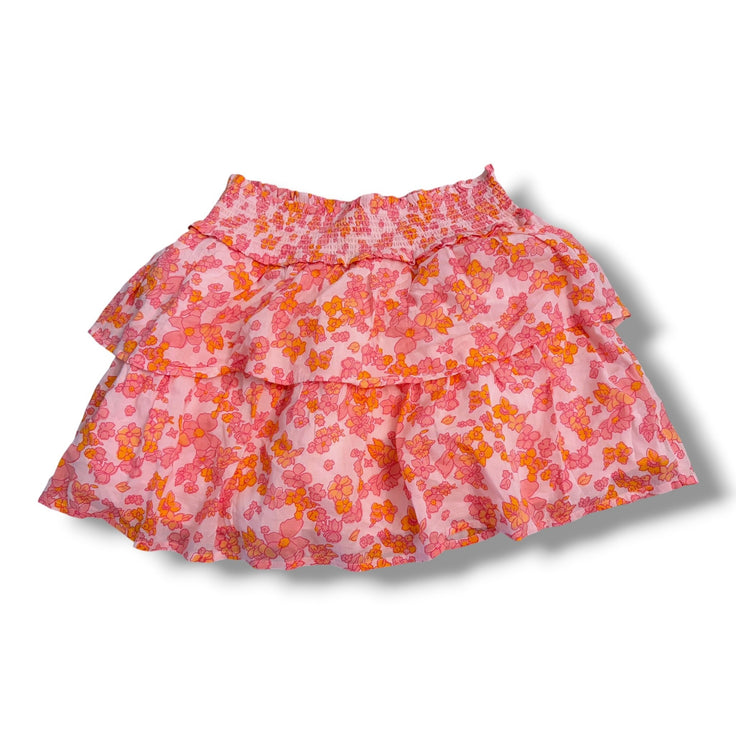 Size 10-12 Vineyard Vines orange and pink floral tiered skirt - NWT Default Title / 12-Oct / -