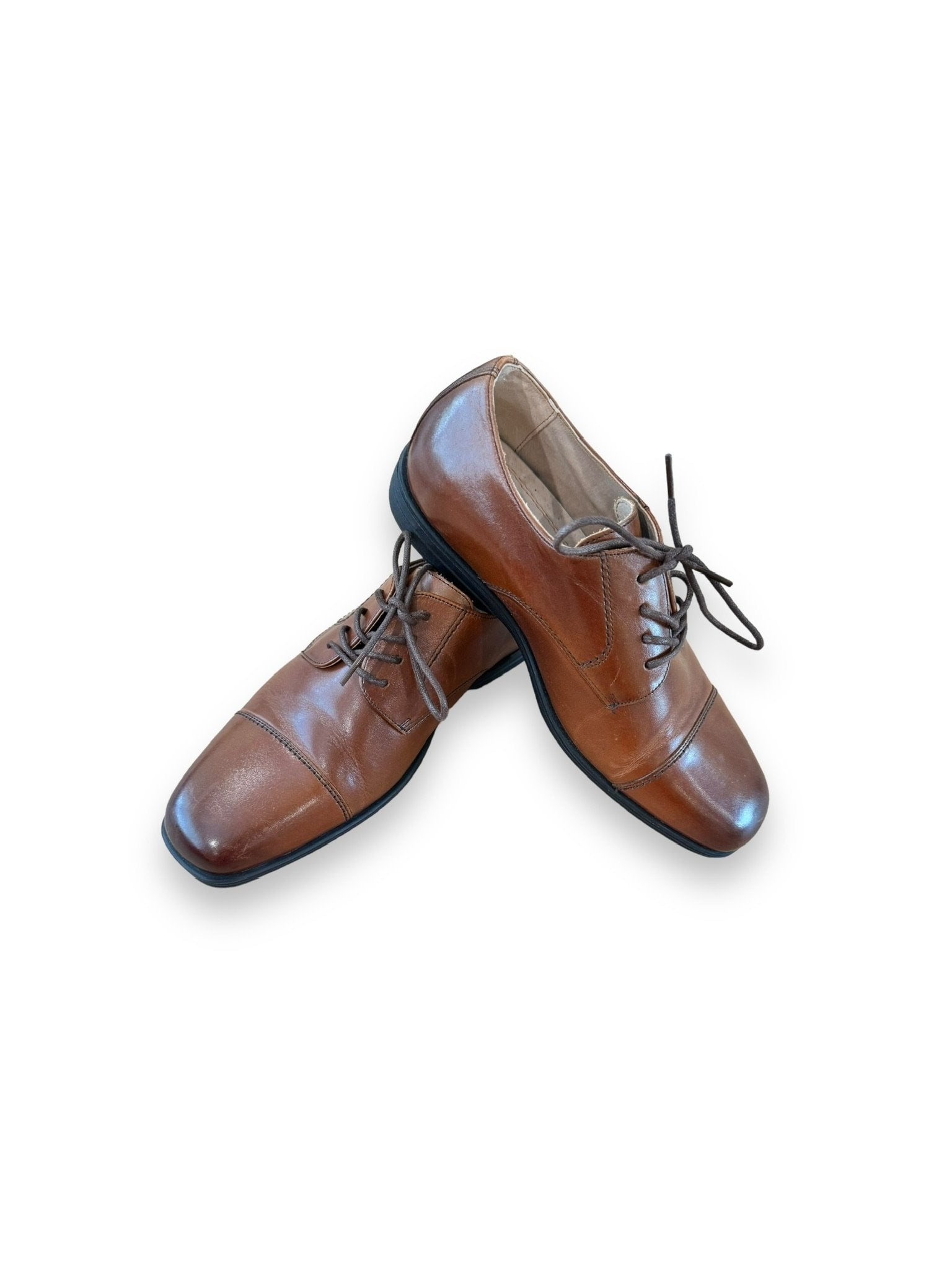 size 6 big boy Florsheim kids tan dress shoes Default Title / 6 / Boy