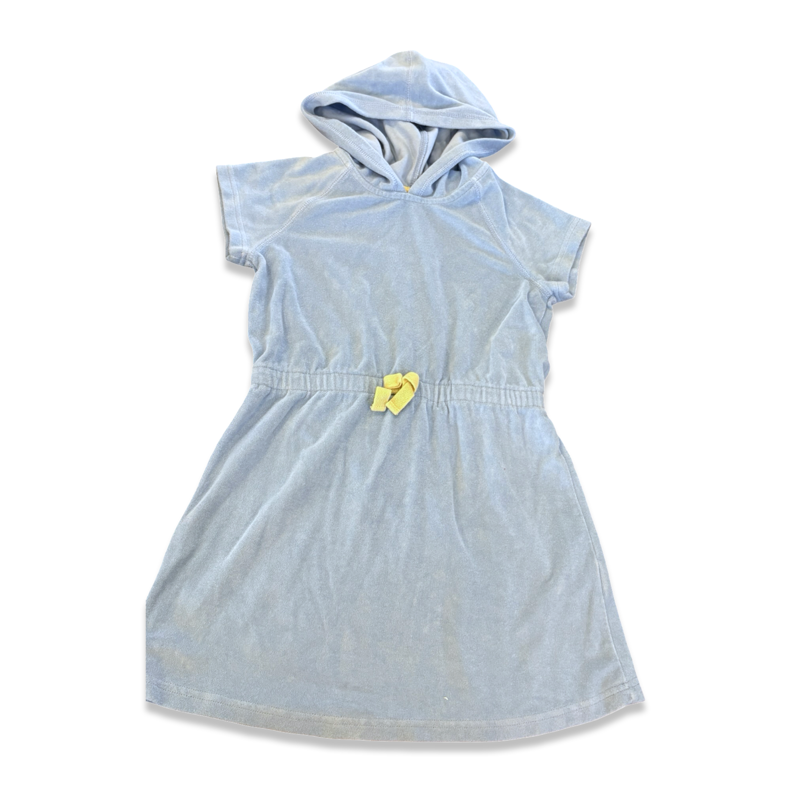 Size 8 Hanna andersson light blue terry coverup dress with hood Default Title / 8 / Girl