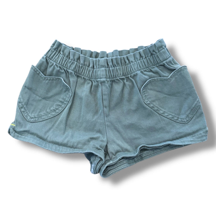 Size 5 Boden pull on olive shorts with heart front pockets Default Title / 5 / Girl