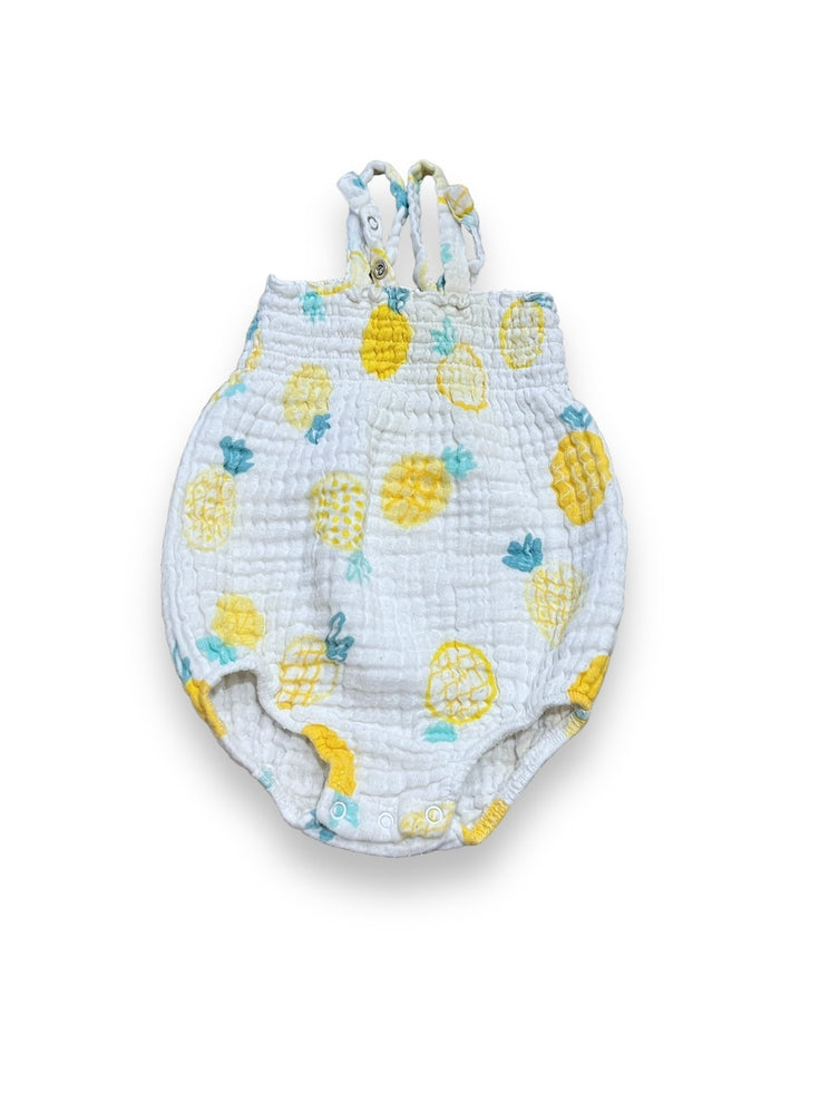 Size 6-12 month Angel Dear white bubble with pineapples Default Title / 6-12 month / Girl