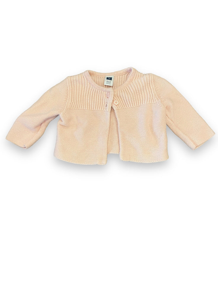 Size 0-3 months Janie and Jack pink 2 button cardigan Default Title / 0-3 month / Girl