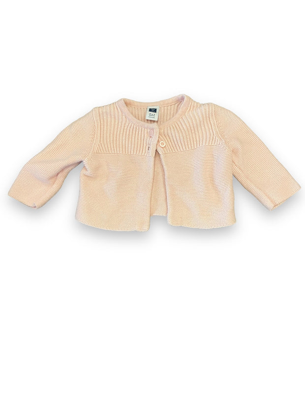 Size 0-3 months Janie and Jack pink 2 button cardigan Default Title / 0-3 month / Girl