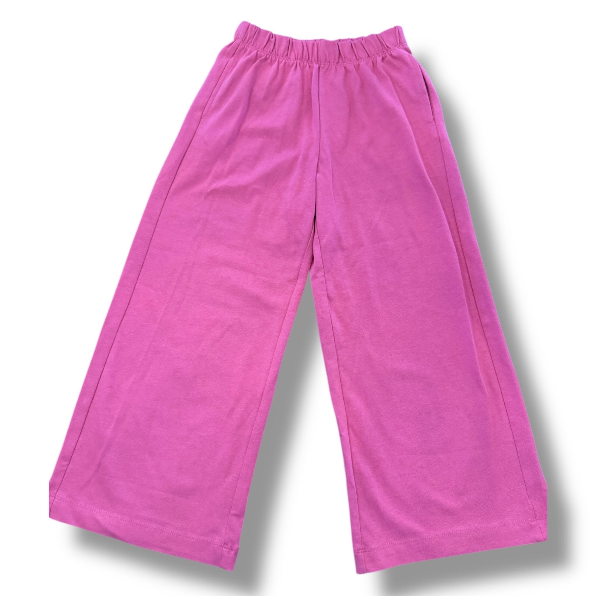 Size 9 Zara hot pink pull on wide leg pants Default Title / 9 / Girl