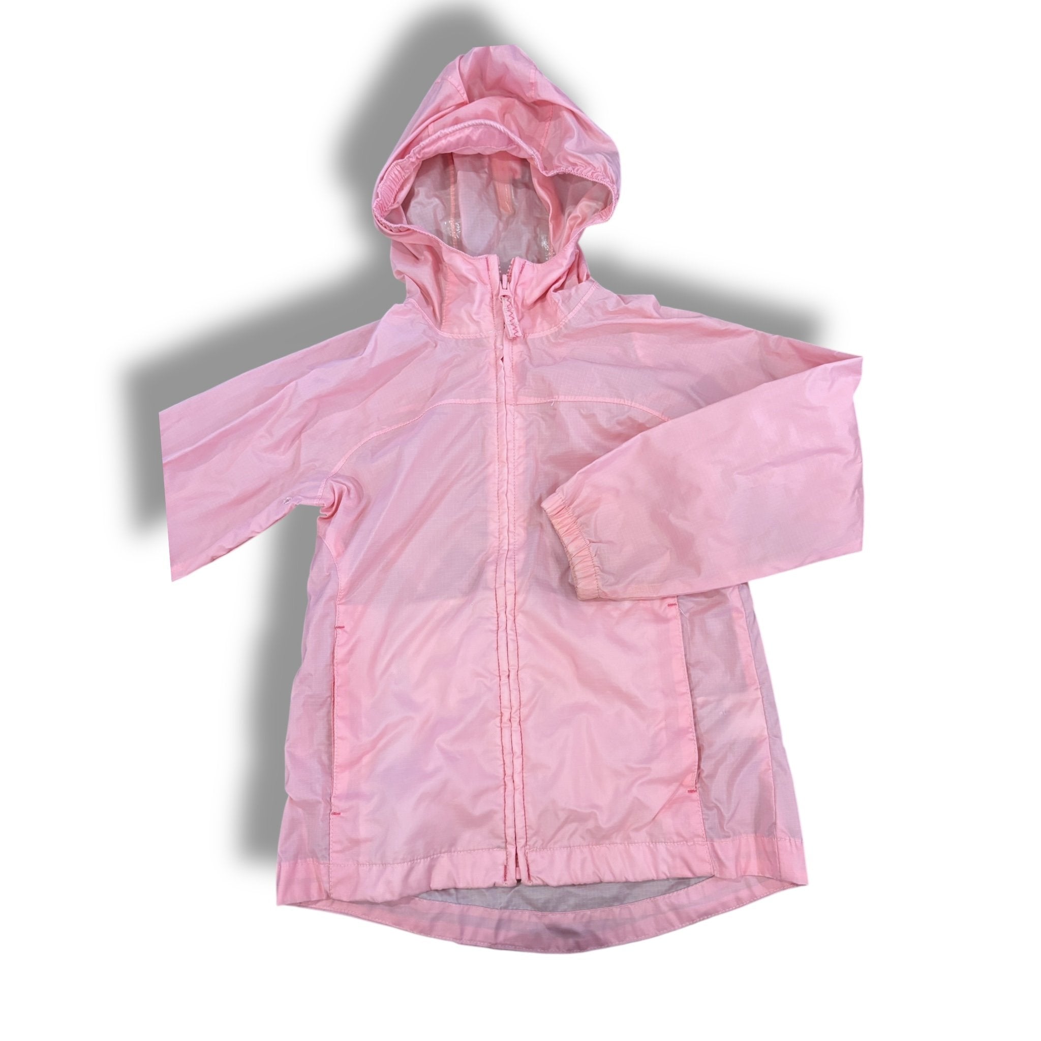 Size 5-6 Lands End light pink hooded jacket Default Title / 6-May / Girl