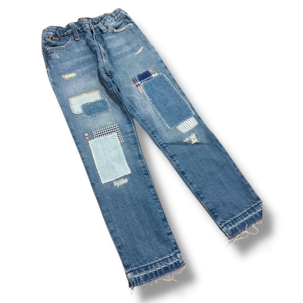 Size 6x Ralph Lauren jeans with patchwork Default Title / 6 / Girl