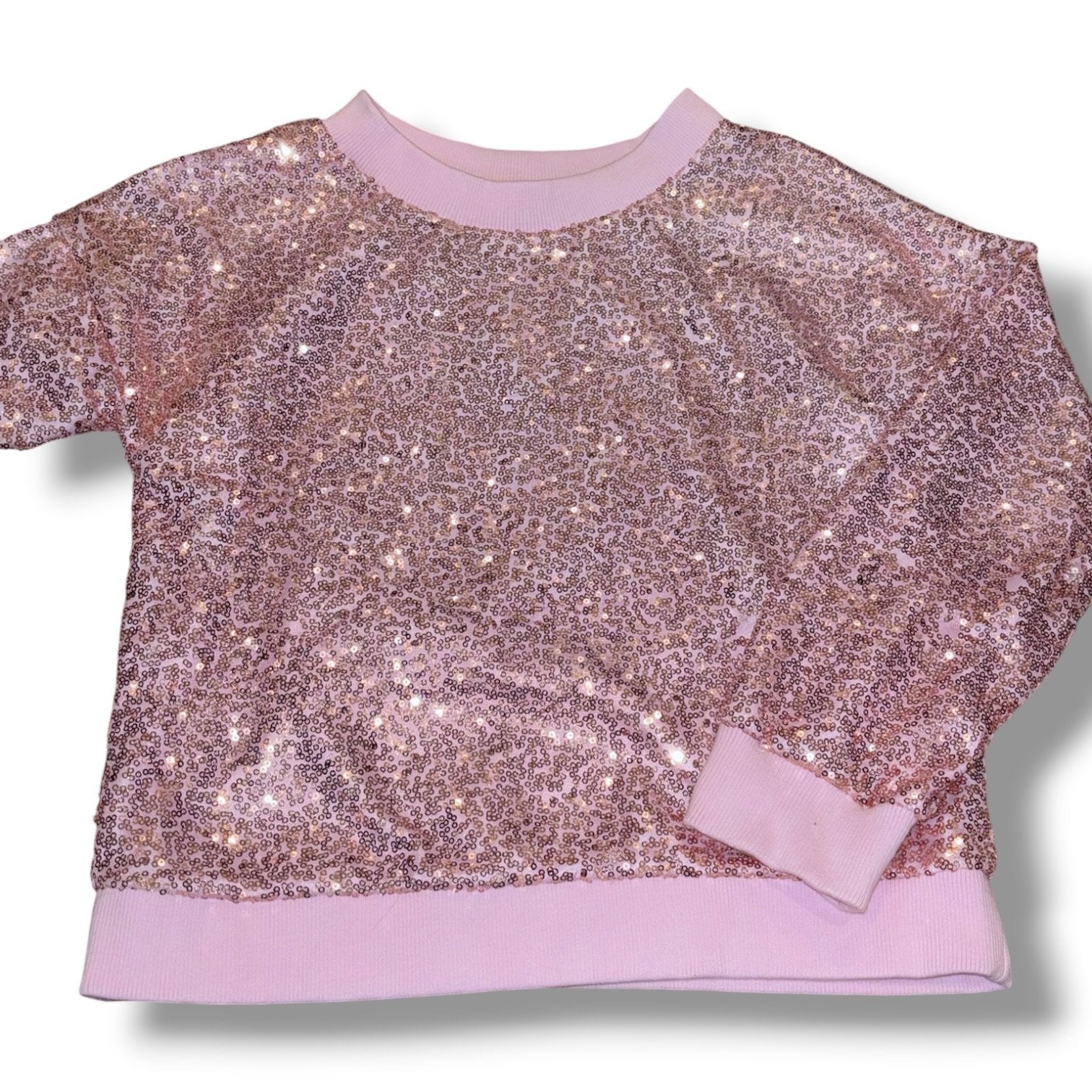 Size 8 Havengirl pink sequin sweatshirt Default Title / 8 / Girl