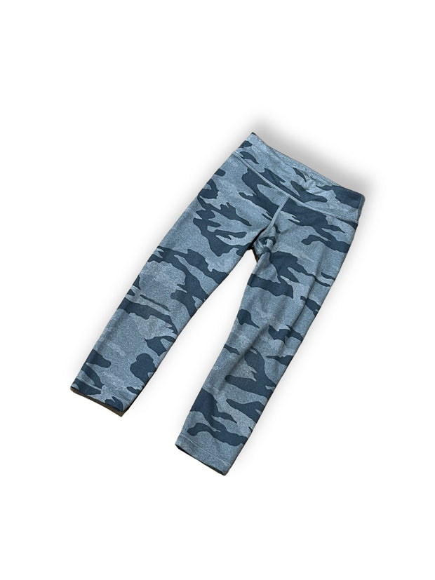 Size 7 Athleta girl, chit chat Capri, gray camo Default Title / 7 / Girl