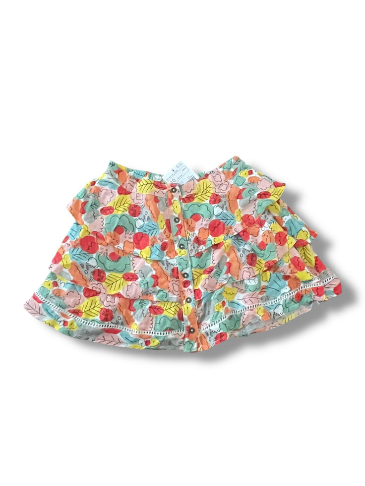 Size 10 Boboli multi color tiered skirt, NWT Default Title / 10 / Girl